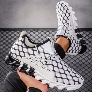 Stylish Geometric Pattern Sneakers